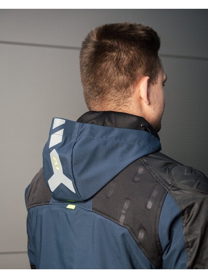 LS2 ZIRCONIUM MAN JACKET BLUE BLACK H-V YELLOW 9