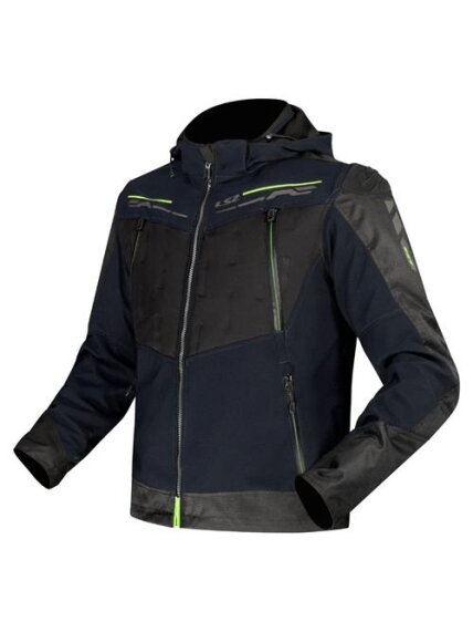 LS2 ZIRCONIUM MAN JACKET BLUE BLACK H-V YELLOW
