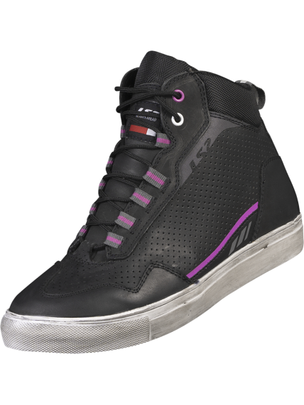 LS2 ZOE LADY BOOTS BLACK PURPLE LS2 ZOE LADY BOOTS BLACK PURPLE