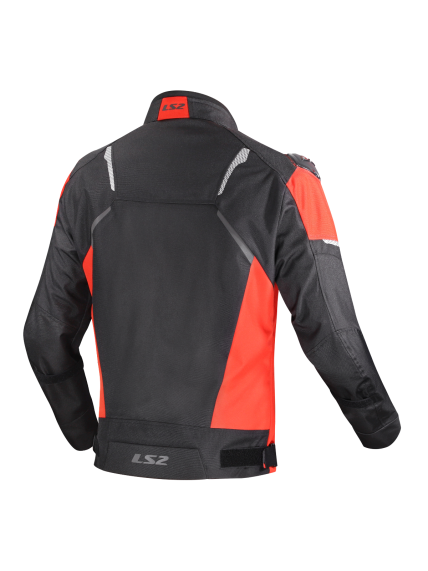 LS2 ZOOM MAN JACKET BLACK RED 1 LS2 ZOOM MAN JACKET BLACK RED 1