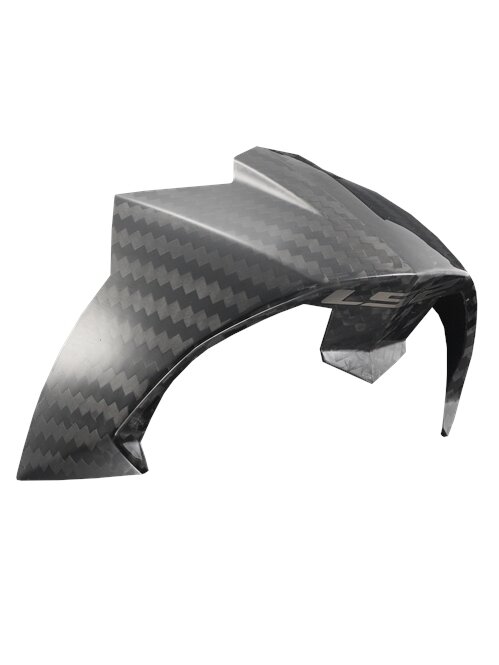 LS2 FF805 SPOILER MATT CARBON FOR FIM VERSION