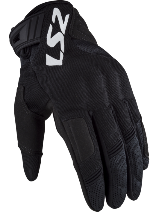 LS2 SILVA MAN GLOVES BLACK