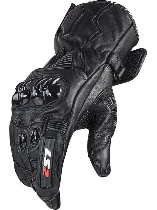 LS2 SWIFT RACING GLOVES BLACK