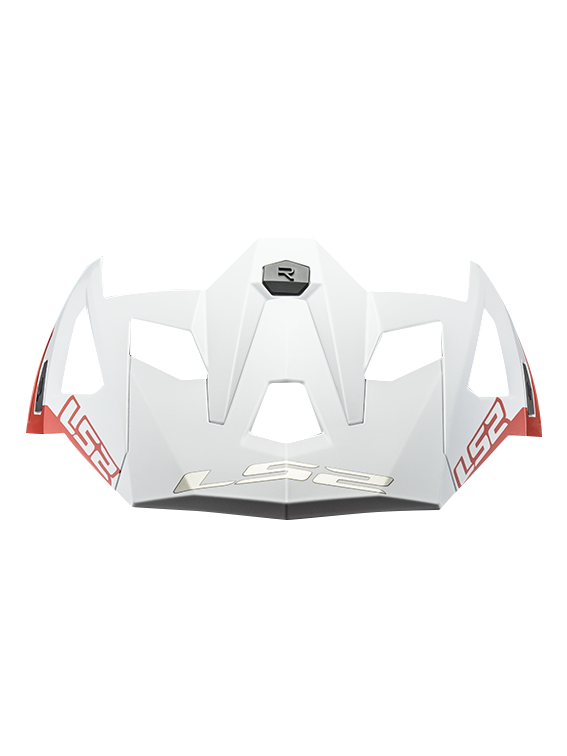LS2 MX703 PEAK INTEGRATED VICTORY RED WHITE