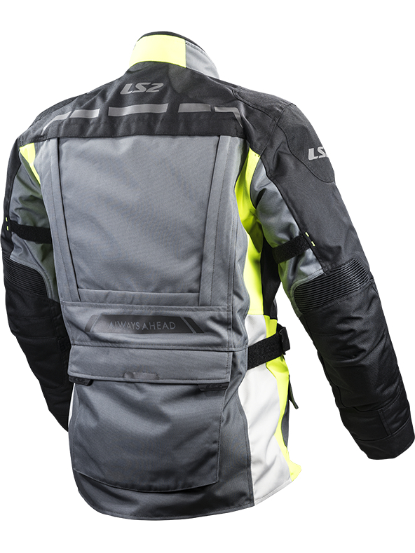 LS2 LANCE MAN JACKET GREY BLACK YELLOW 1 LS2 LANCE MAN JACKET GREY BLACK YELLOW 1