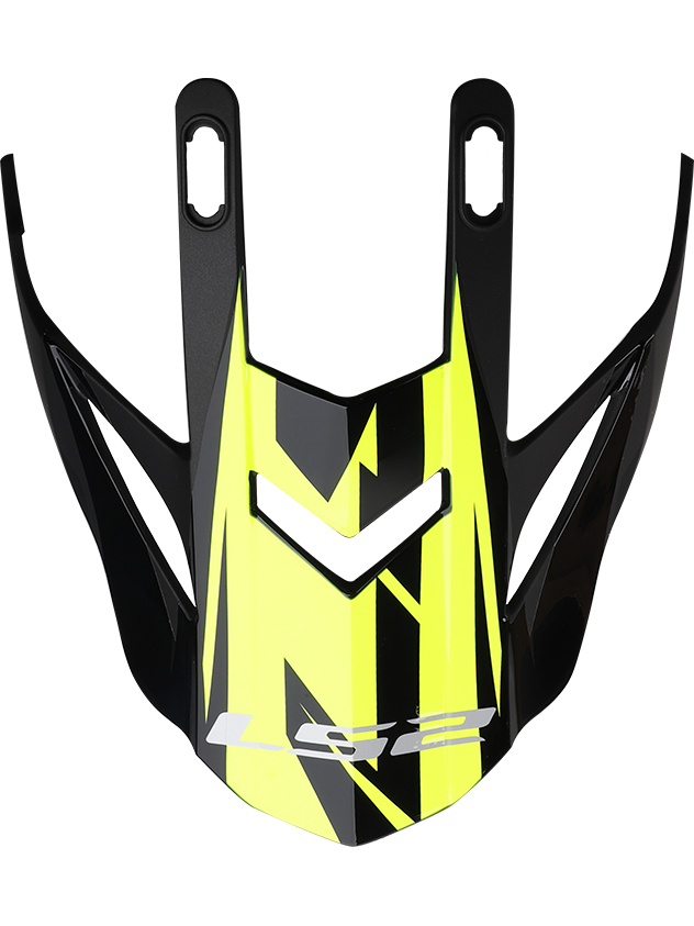 LS2 MX437 EVO PEAK ROAR BLACK H-V YELLOW