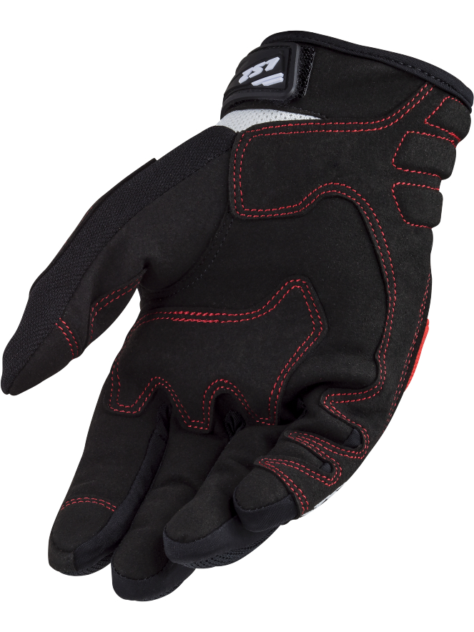 LS2 SILVA MAN GLOVES BLACK RED 1 LS2 SILVA MAN GLOVES BLACK RED 1