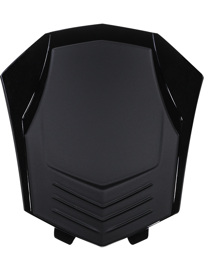 LS2 AIR VENT TOP MATT BLACK/ FOR CHROME FF399