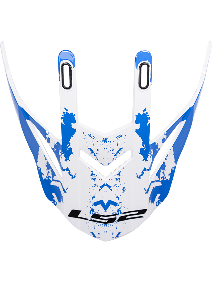 LS2 MX437 PEAK SPOT WHITE BLUE LS2 MX437 PEAK SPOT WHITE BLUE