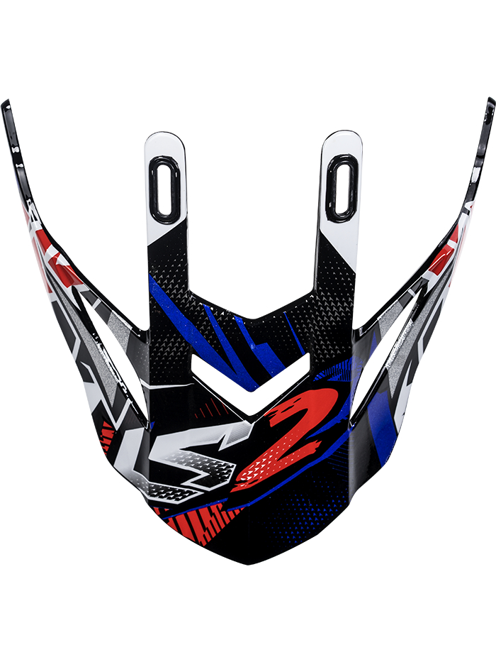 LS2 MX437 PEAK STRONG WHITE BLUE RED LS2 MX437 PEAK STRONG WHITE BLUE RED