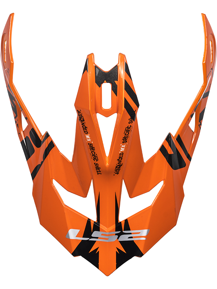 LS2 PEAK MX470 EMPEROR BLACK ORANGE