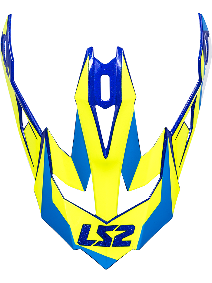 LS2 PEAK MX470 NIMBLE WHITE BLUE YELLOW LS2 PEAK MX470 NIMBLE WHITE BLUE YELLOW