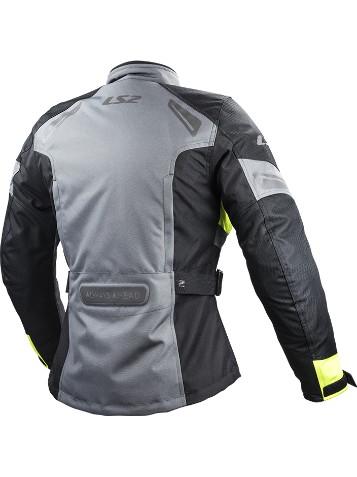 LS2 PHASE LADY JACKET GREY BLACK YELLOW 1 LS2 PHASE LADY JACKET GREY BLACK YELLOW 1