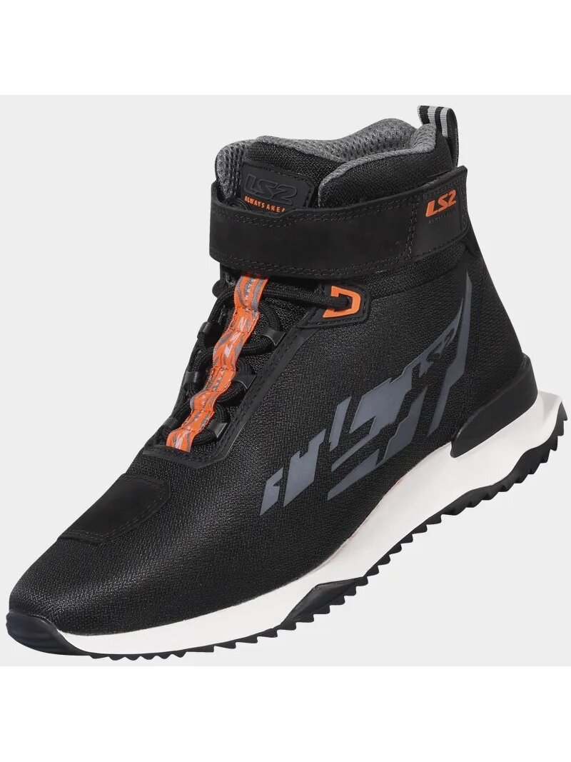 LS2 ACRUX MAN BOOTS BLACK H-V ORANGE LS2 ACRUX MAN BOOTS BLACK H-V ORANGE