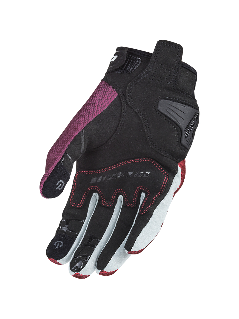 LS2 DART 2 LADY GLOVES BLACK RED GREY 1 LS2 DART 2 LADY GLOVES BLACK RED GREY 1