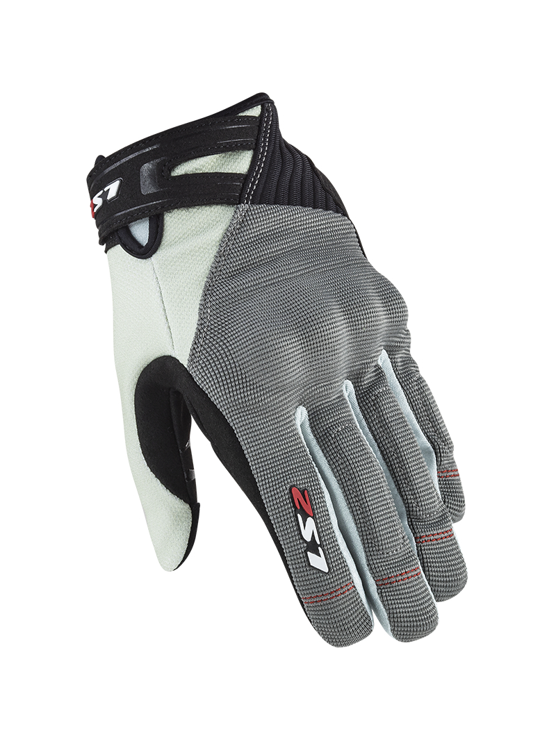 LS2 DART 2 LADY GLOVES GREY PEARL