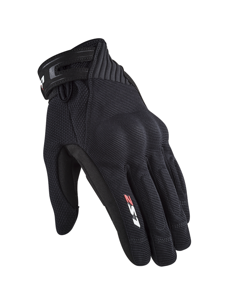 LS2 DART 2 MAN GLOVES BLACK