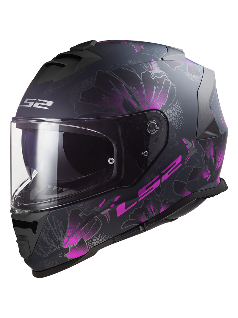 LS2 FF800 STORM BURST MATT BLACK PINK