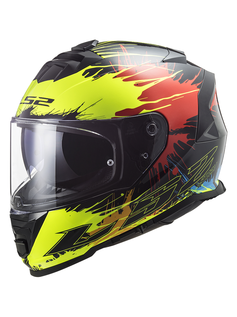 LS2 FF800 STORM DROP BLACK YELLOW RED LS2 FF800 STORM DROP BLACK YELLOW RED