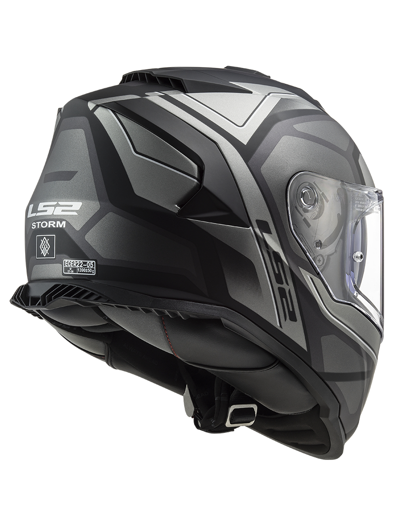 LS2 FF800 STORM II FASTER MATT TITANIUM-06 2 LS2 FF800 STORM II FASTER MATT TITANIUM-06 2