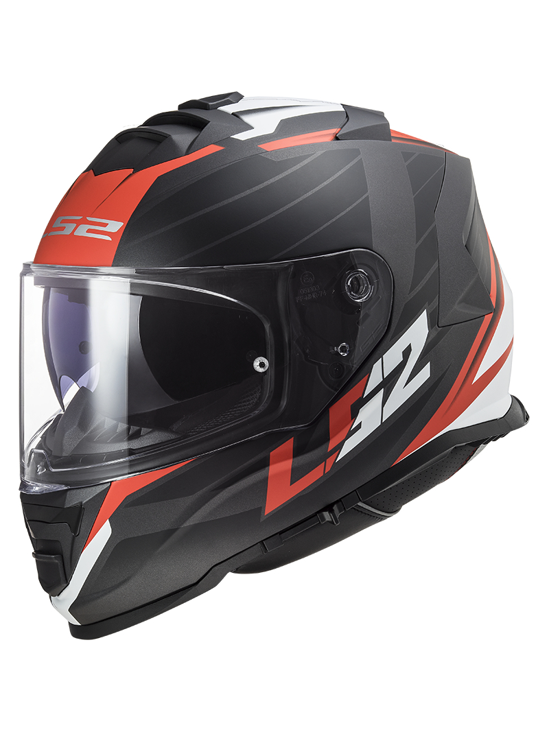 LS2 FF800 STORM NERVE MATT BLACK RED LS2 FF800 STORM NERVE MATT BLACK RED