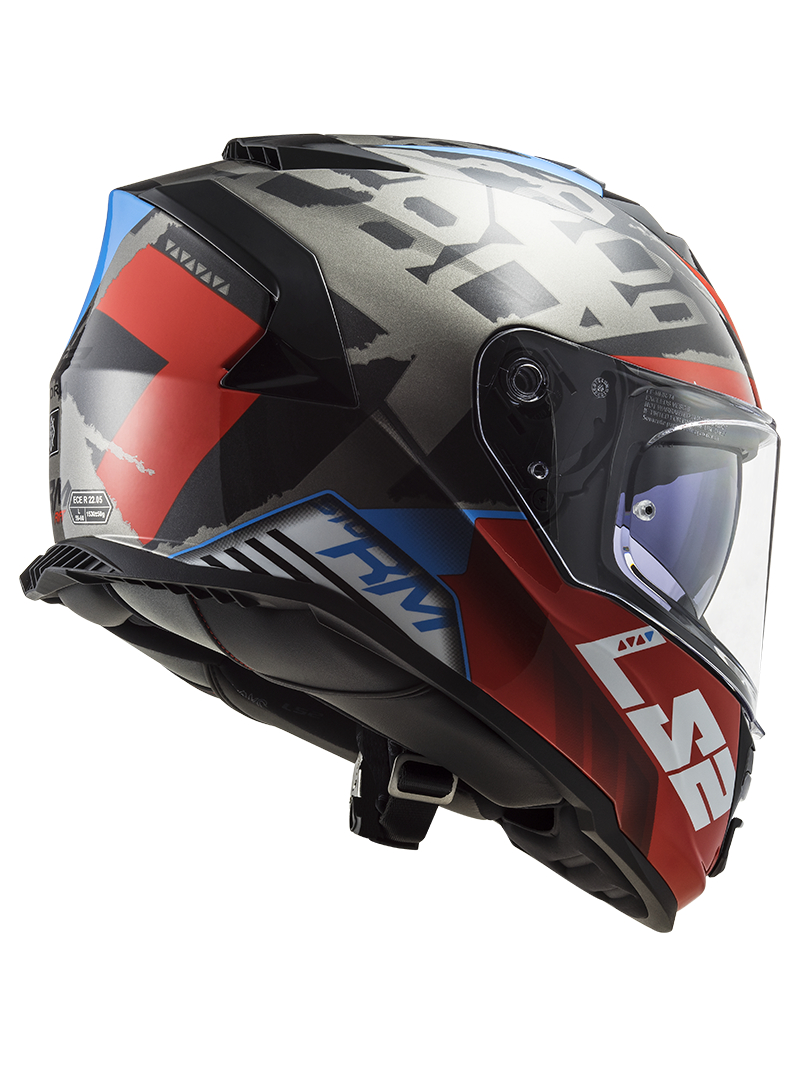 LS2 FF800 Storm SPRINTER Black Red Titanium 5 LS2 FF800 Storm SPRINTER Black Red Titanium 5
