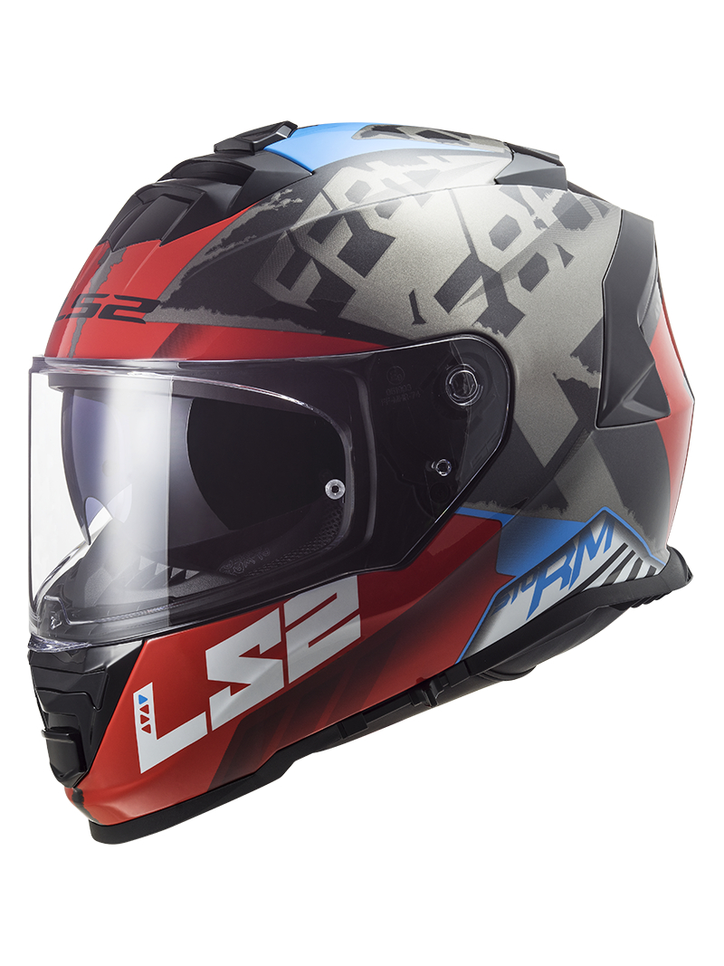 LS2 FF800 Storm SPRINTER Black Red Titanium