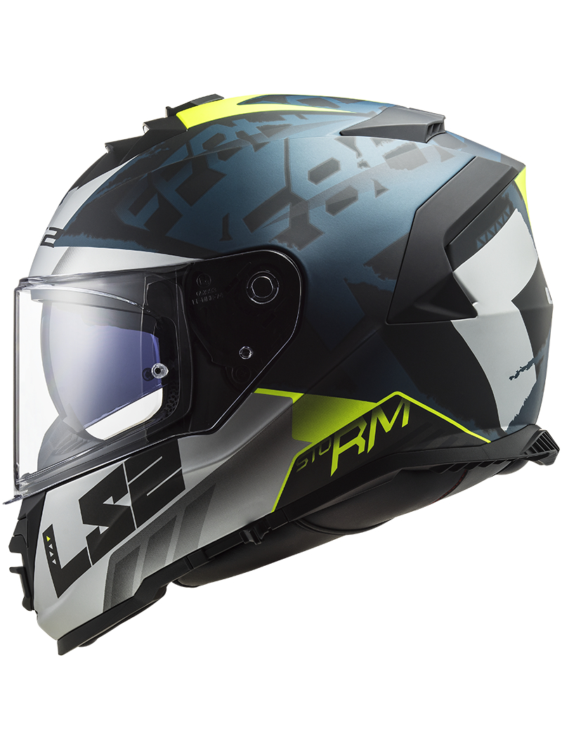 LS2 FF800 Storm SPRINTER M.Black Silver Cobalt 1