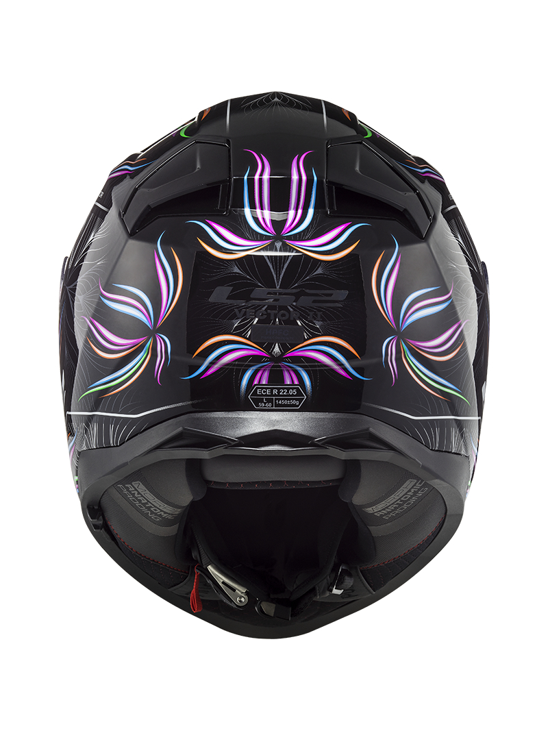 LS2 FF811 VECTOR II TROPICAL BLACK WHITE-06 2 LS2 FF811 VECTOR II TROPICAL BLACK WHITE-06 2