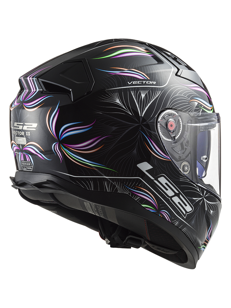 LS2 FF811 VECTOR II TROPICAL BLACK WHITE-06 3 LS2 FF811 VECTOR II TROPICAL BLACK WHITE-06 3