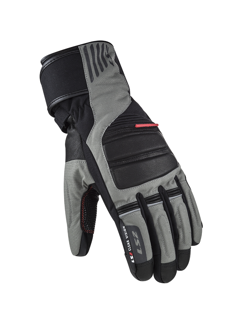 LS2 FROST MAN GLOVES BLACK GREY