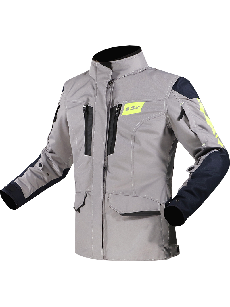 LS2 METROPOLIS EVO LADY JACKET TITANIUM YELLOW