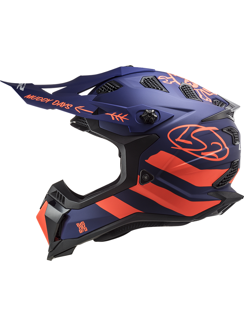 LS2 MX700 SUBVERTER CARGO MATT BLUE FLUO 1