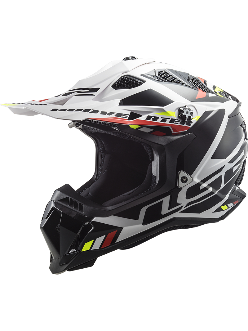 LS2 MX700 SUBVERTER EVO II STOMP WHITE BLACK-06 LS2 MX700 SUBVERTER EVO II STOMP WHITE BLACK-06