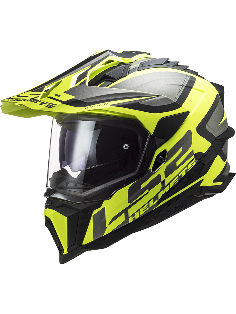 LS2 MX701 EXPLORER ALTER MATT BLACK H-V YELLOW LS2 MX701 EXPLORER ALTER MATT BLACK H-V YELLOW