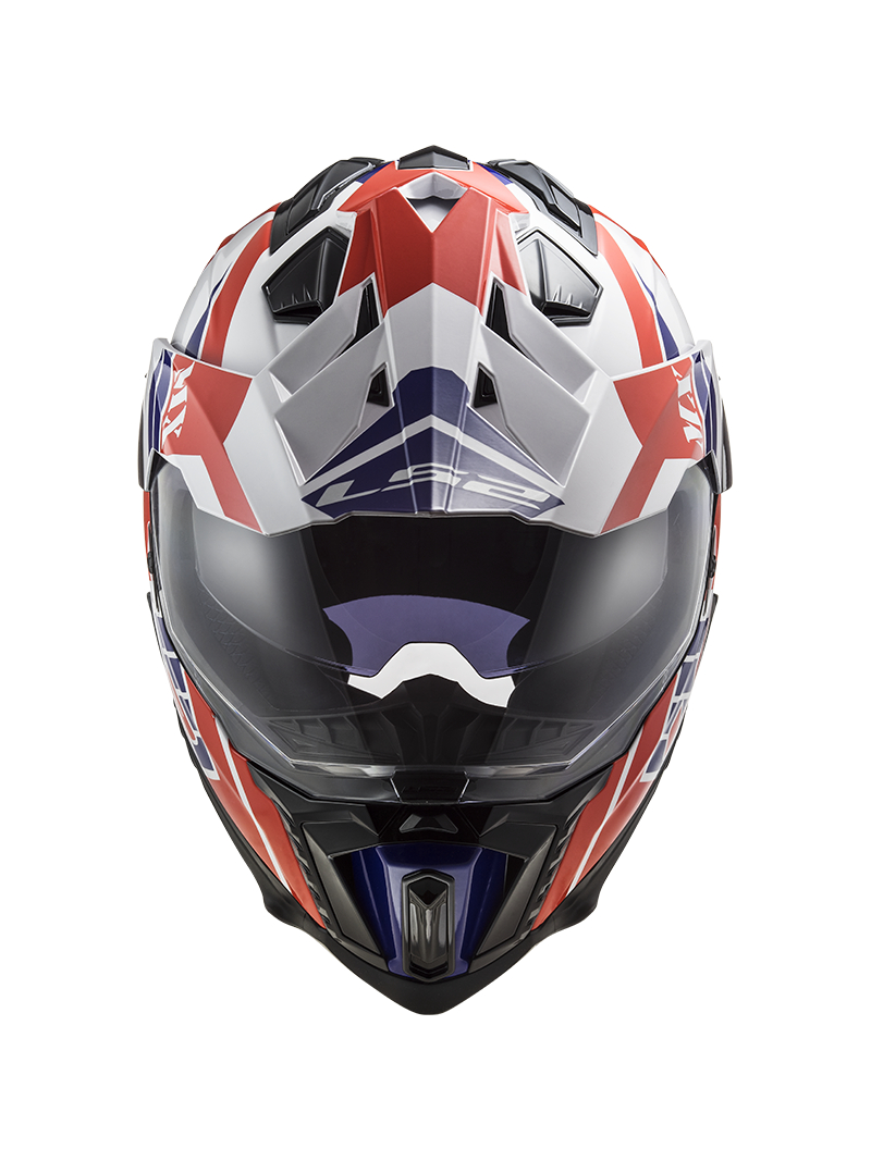LS2 MX701 EXPLORER ATLANTIS G.WHITE RED BLUE 4 LS2 MX701 EXPLORER ATLANTIS G.WHITE RED BLUE 4