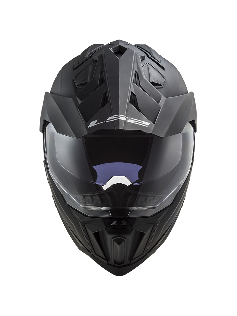 LS2 MX701 EXPLORER SOLID MATT BLACK 4