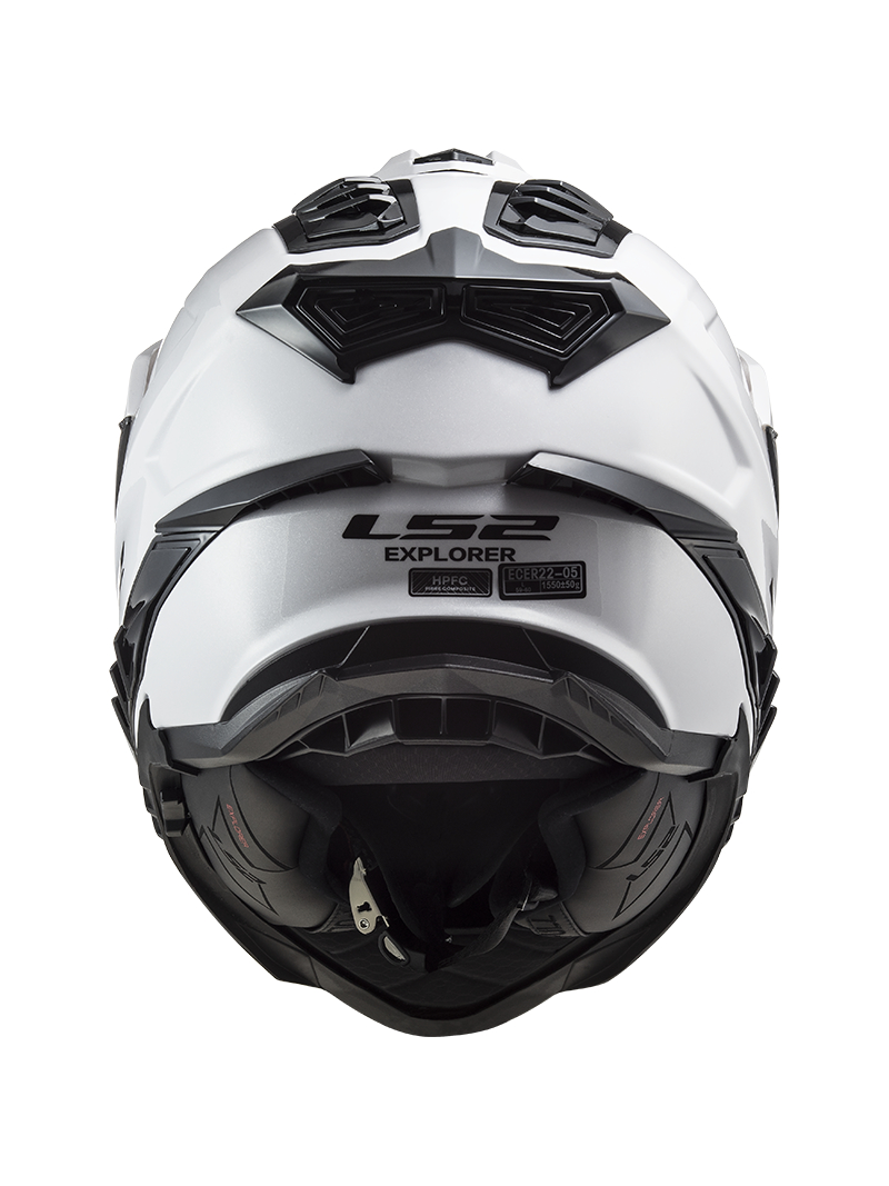 LS2 MX701 EXPLORER SOLID WHITE 2 LS2 MX701 EXPLORER SOLID WHITE 2