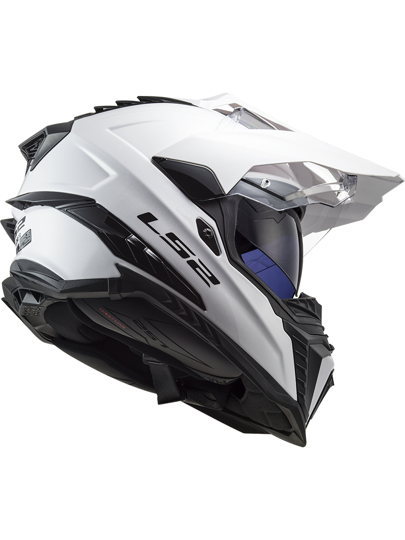 LS2 MX701 EXPLORER SOLID WHITE 4