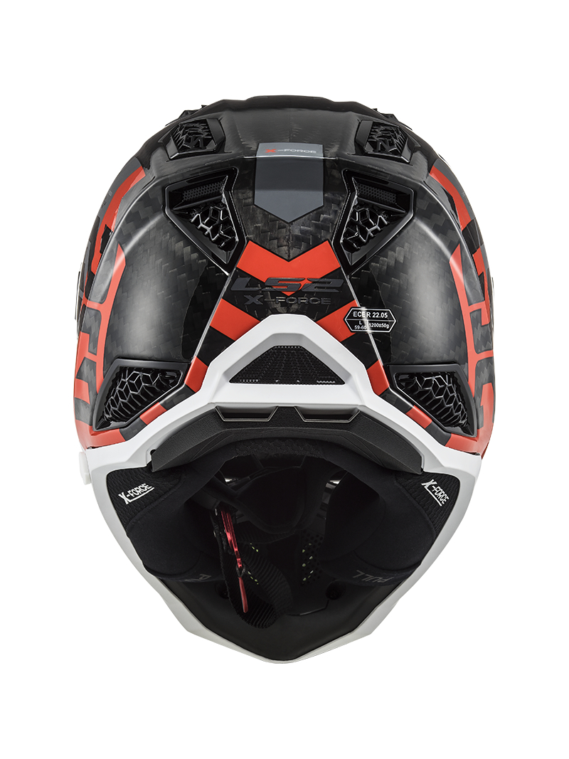 LS2 MX703 C X-FORCE BARRIER H-V YELLOW RED-06 3