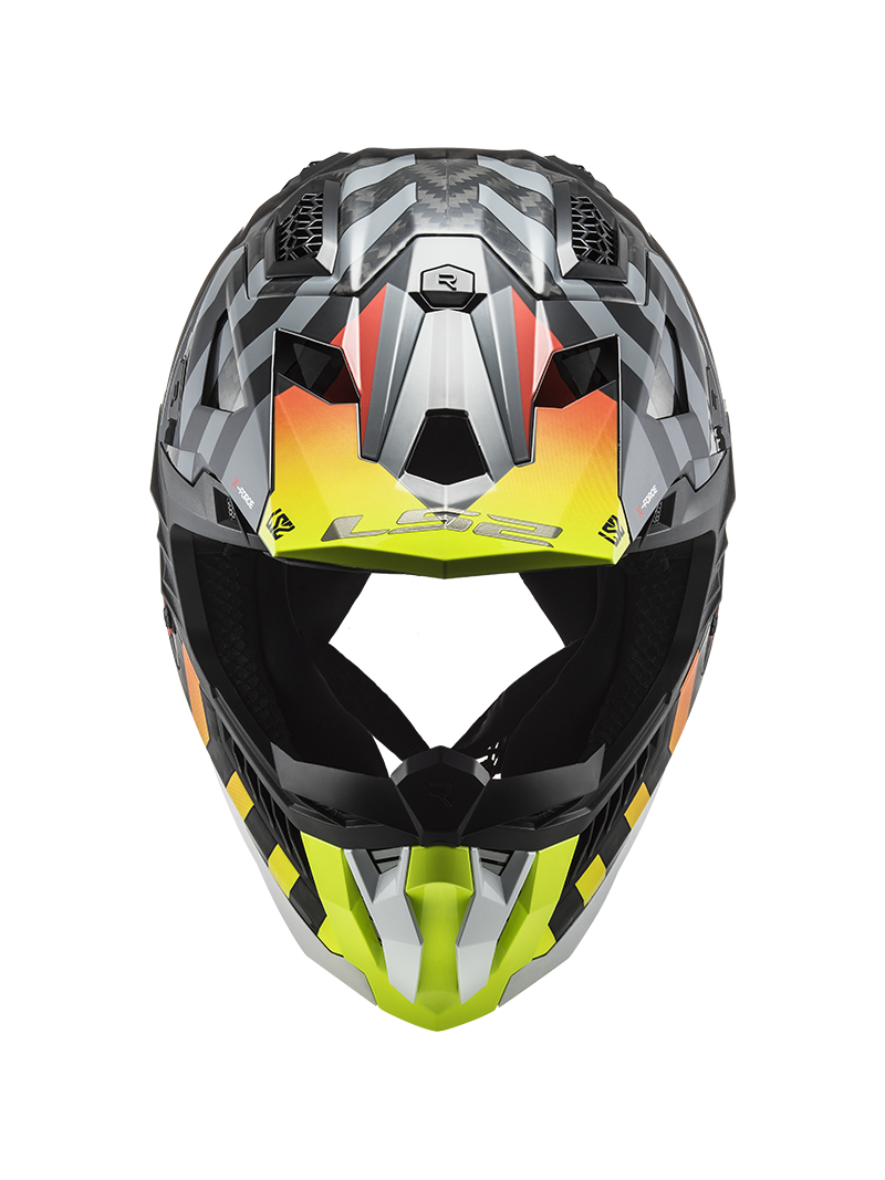 LS2 MX703 C X-FORCE BARRIER H-V YELLOW RED-06 5 LS2 MX703 C X-FORCE BARRIER H-V YELLOW RED-06 5