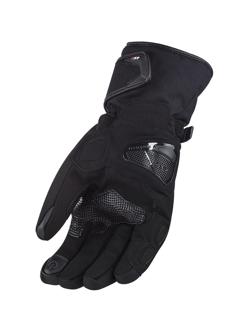 LS2 SNOW MAN GLOVES BLACK 1 LS2 SNOW MAN GLOVES BLACK 1