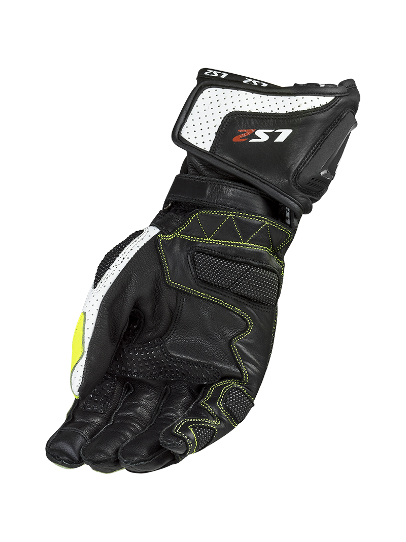 LS2 SWIFT RACING GLOVES BLACK NEON YELLOW 1 LS2 SWIFT RACING GLOVES BLACK NEON YELLOW 1