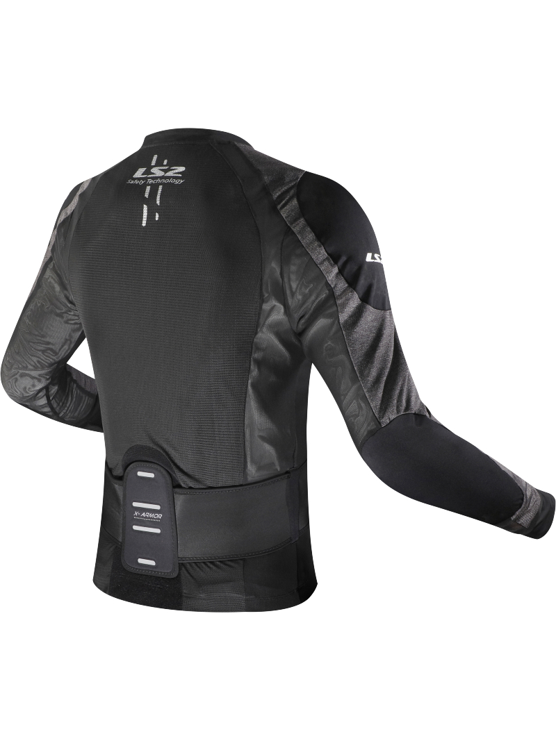 LS2 X-ARMOR MAN JACKET BLACK SILVER 1