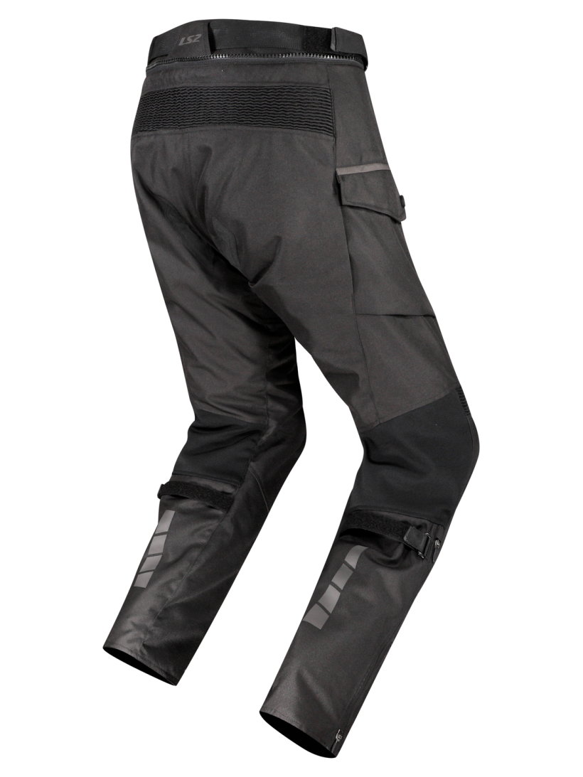 LS2 TRAVEL LADY PANT BLACK DARK GREY SHORT 1
