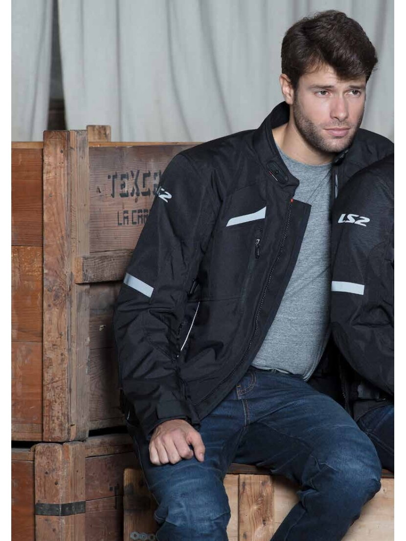 LS2 SERRA EVO MAN JACKET BLACK 4 LS2 SERRA EVO MAN JACKET BLACK 4