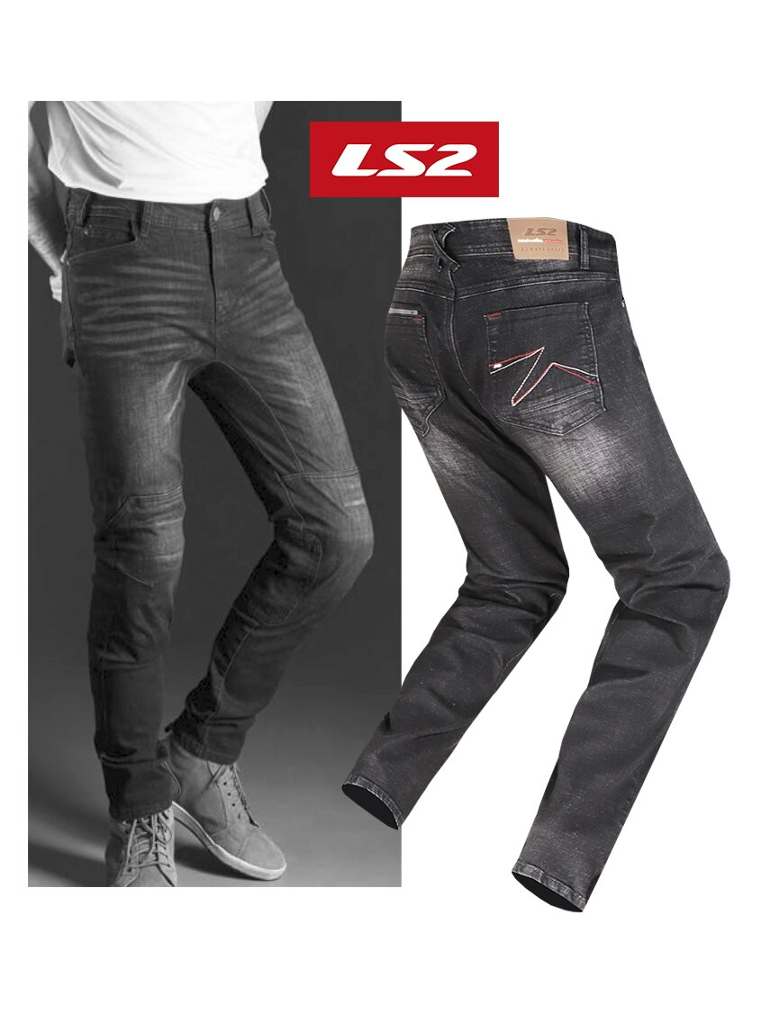 LS2 DAKOTA MAN JEANS BLACK 3 LS2 DAKOTA MAN JEANS BLACK 3