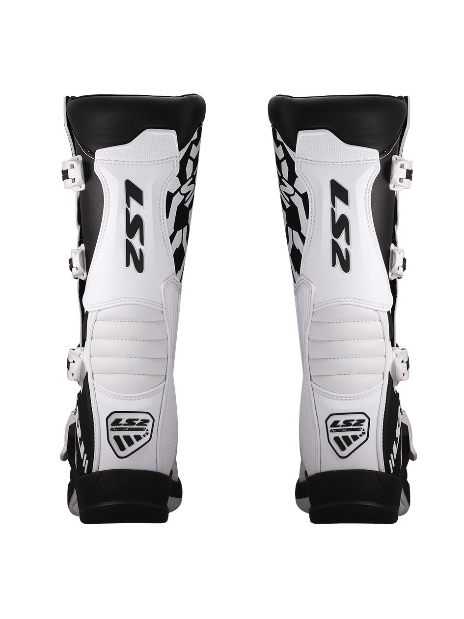 LS2 RAPTOR MAN BOOTS BLACK WHITE 3 LS2 RAPTOR MAN BOOTS BLACK WHITE 3