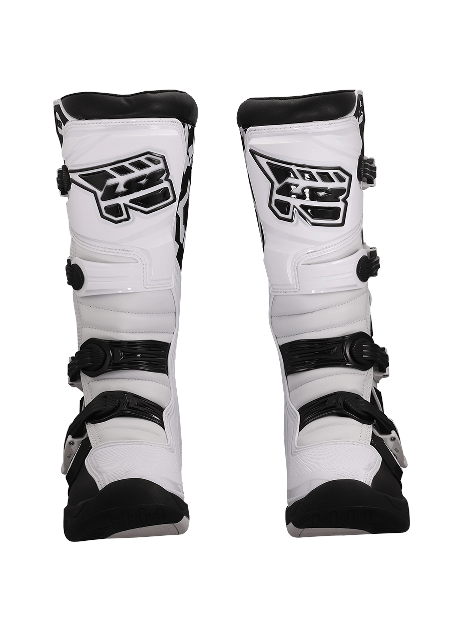 LS2 RAPTOR MAN BOOTS BLACK WHITE 6