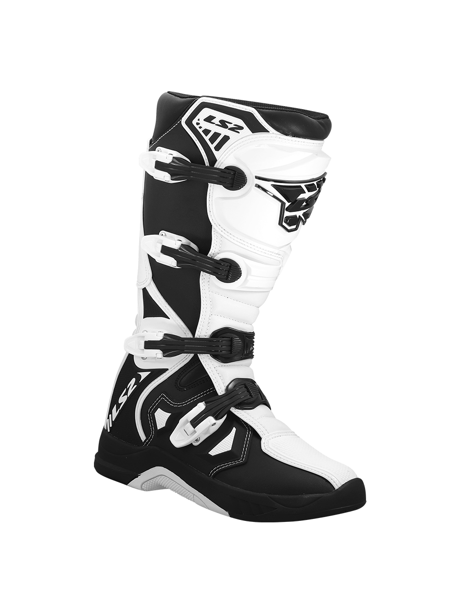LS2 RAPTOR MAN BOOTS BLACK WHITE 8 LS2 RAPTOR MAN BOOTS BLACK WHITE 8